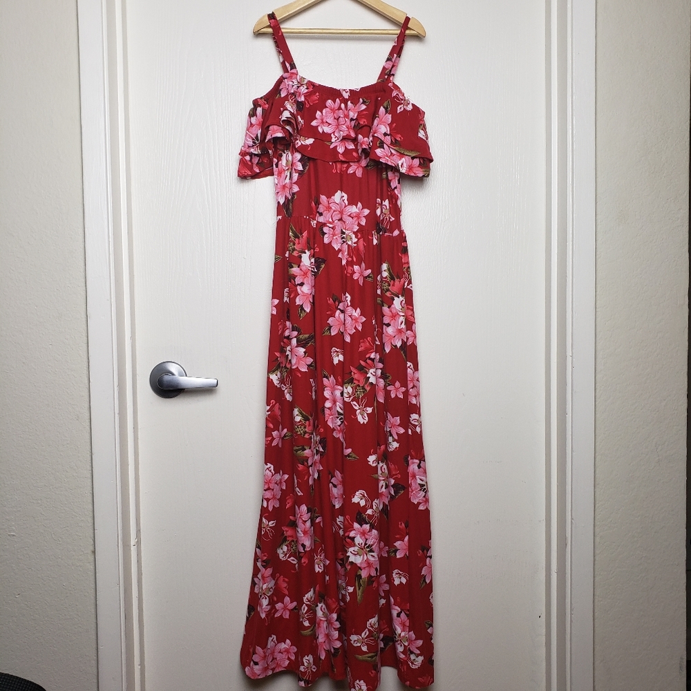 1st Kiss Girls Floral Maxi Dress